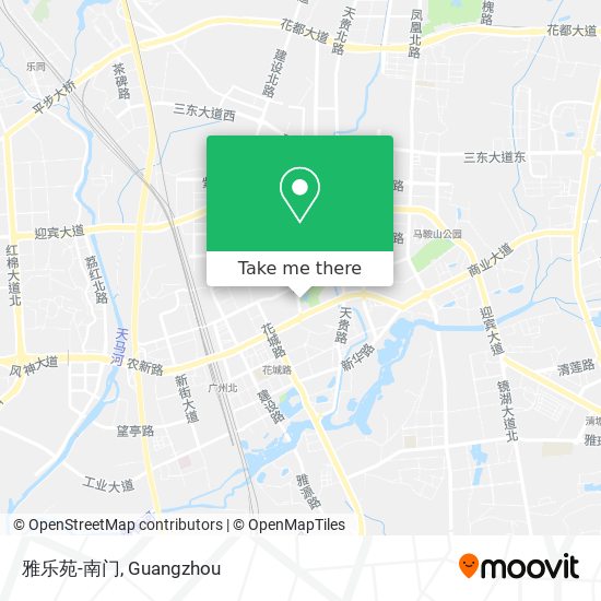 雅乐苑-南门 map