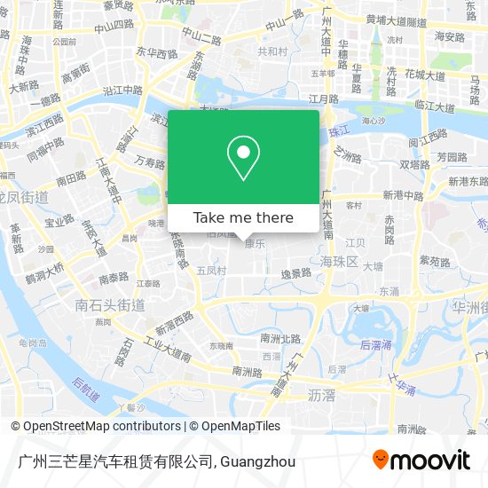 广州三芒星汽车租赁有限公司 map