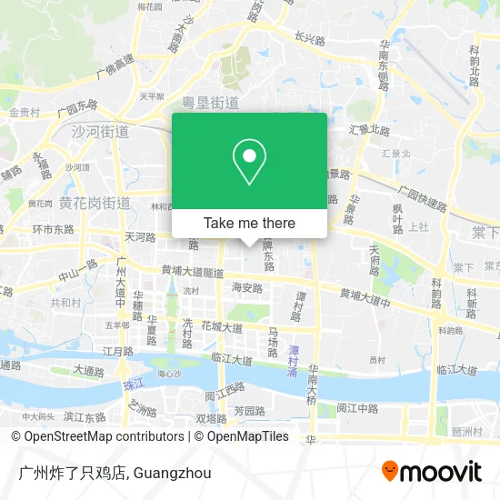 广州炸了只鸡店 map