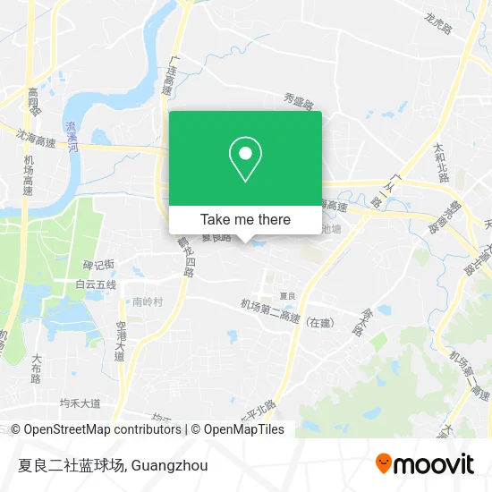 夏良二社蓝球场 map
