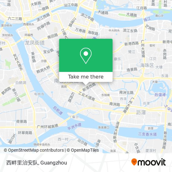 西畔里治安队 map