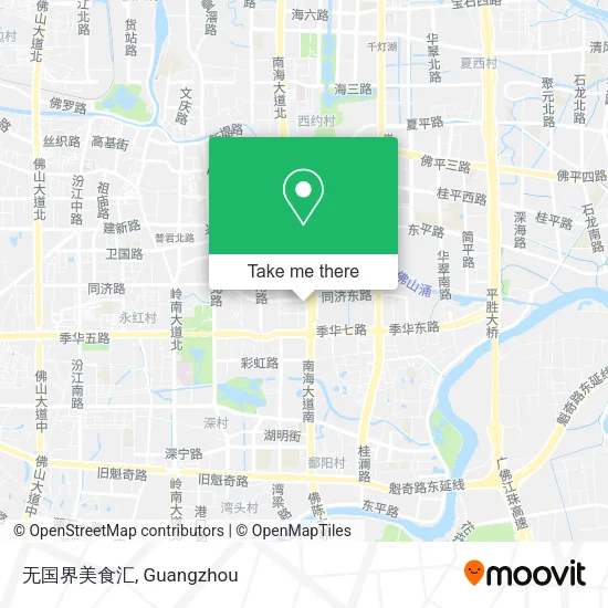 无国界美食汇 map