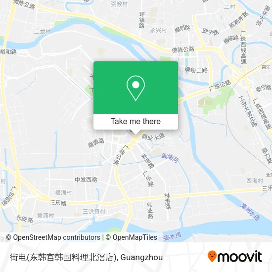 街电(东韩宫韩国料理北滘店) map