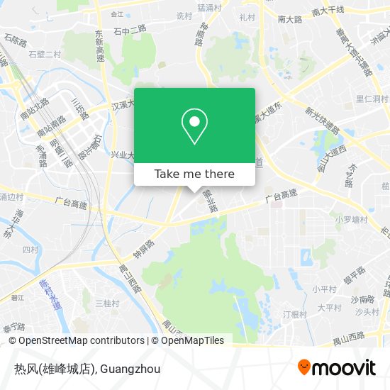 热风(雄峰城店) map