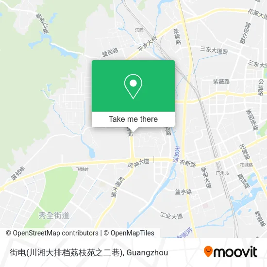街电(川湘大排档荔枝苑之二巷) map