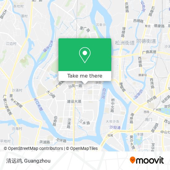 清远鸡 map