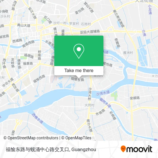 福愉东路与蚬涌中心路交叉口 map