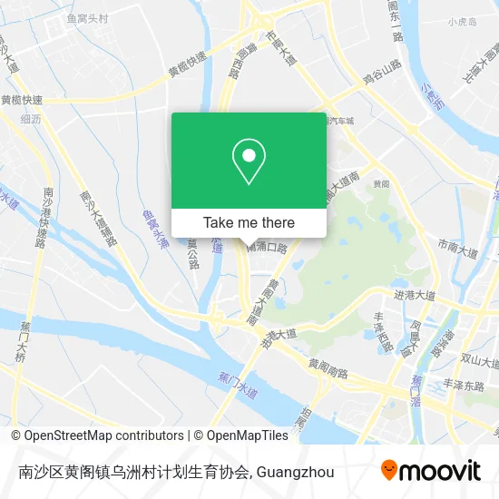 南沙区黄阁镇乌洲村计划生育协会 map