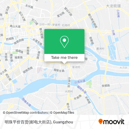 明珠平价百货(邮电大街店) map