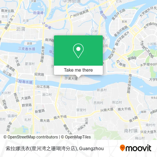索拉娜洗衣(星河湾之珊瑚湾分店) map