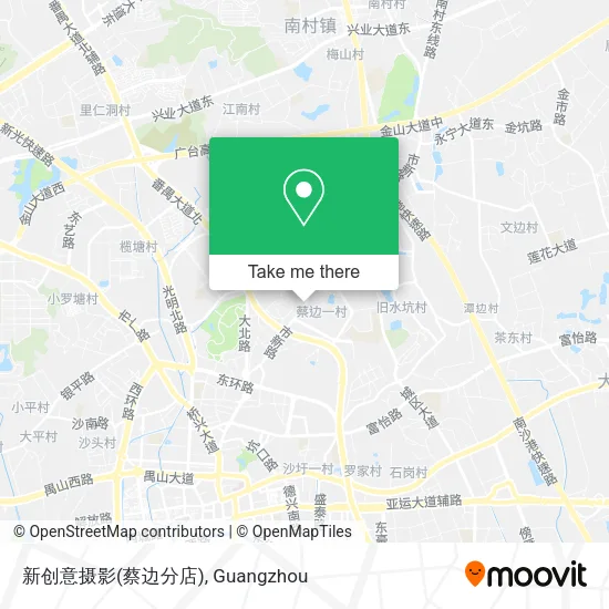 新创意摄影(蔡边分店) map