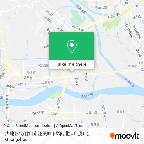 大地影院(佛山市泛美城市影院北滘广厦店) map