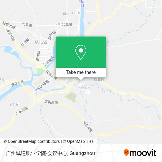 广州城建职业学院-会议中心 map