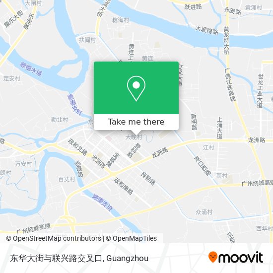 东华大街与联兴路交叉口 map