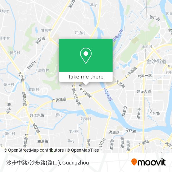 沙步中路/沙步路(路口) map