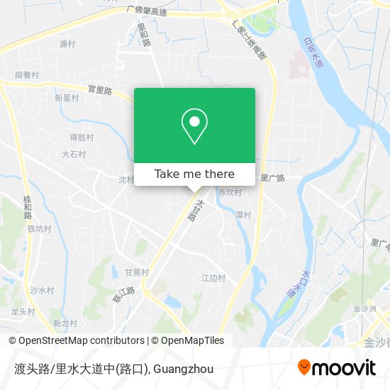 渡头路/里水大道中(路口) map