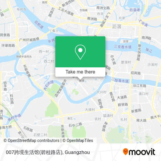 007跨境生活馆(碧桂路店) map