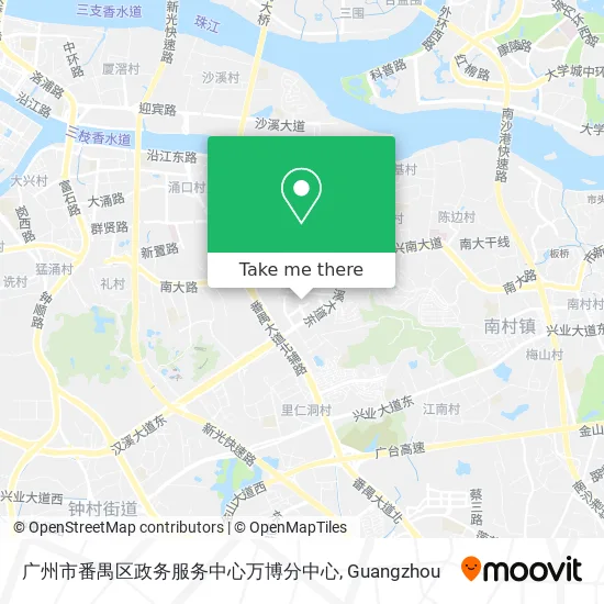 广州市番禺区政务服务中心万博分中心 map