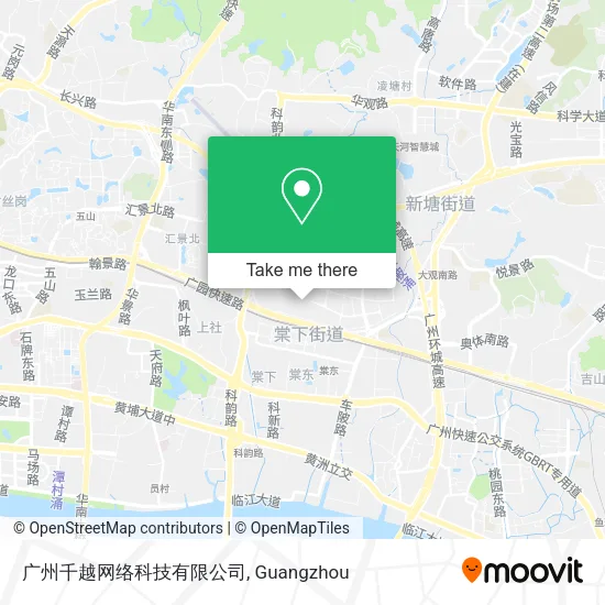 广州千越网络科技有限公司 map