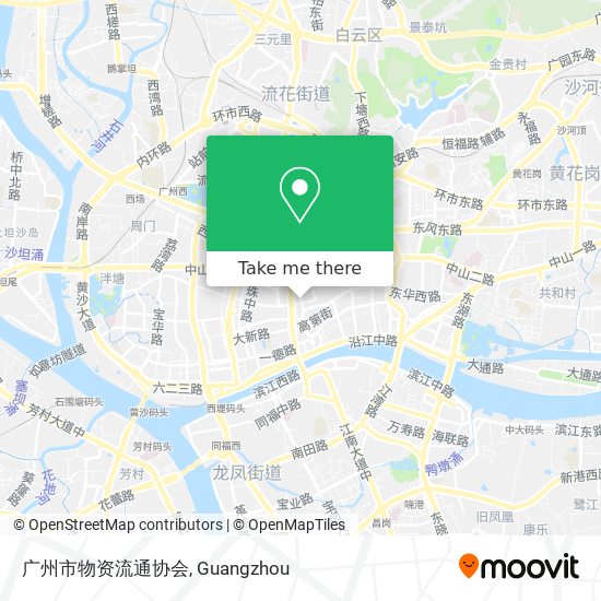 广州市物资流通协会 map