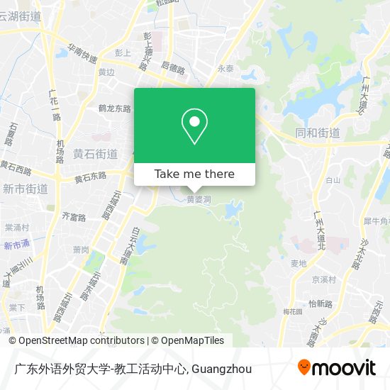 广东外语外贸大学-教工活动中心 map
