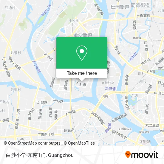 白沙小学-东南1门 map
