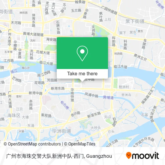广州市海珠交警大队新洲中队-西门 map
