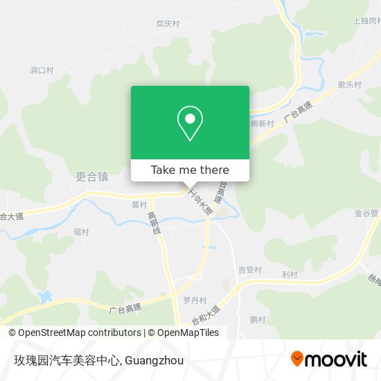 玫瑰园汽车美容中心 map