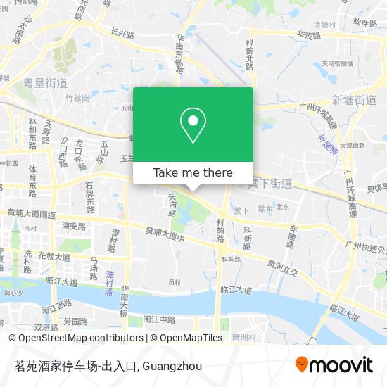 茗苑酒家停车场-出入口 map
