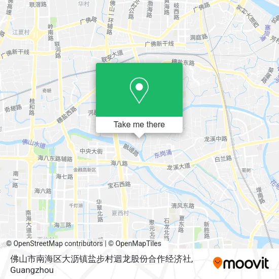 佛山市南海区大沥镇盐步村迴龙股份合作经济社 map