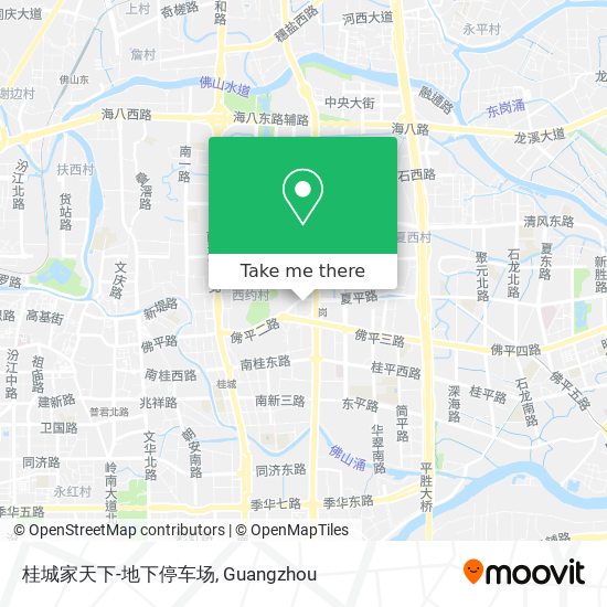 桂城家天下-地下停车场 map