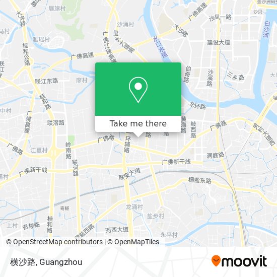 横沙路 map