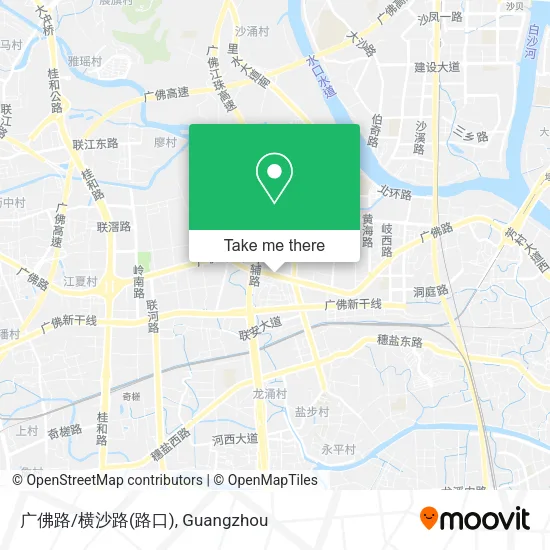 广佛路/横沙路(路口) map