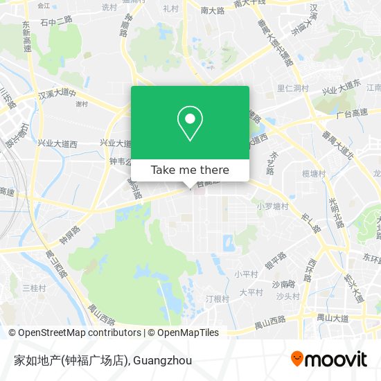 家如地产(钟福广场店) map