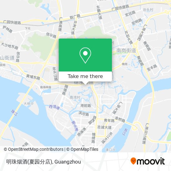 明珠烟酒(夏园分店) map