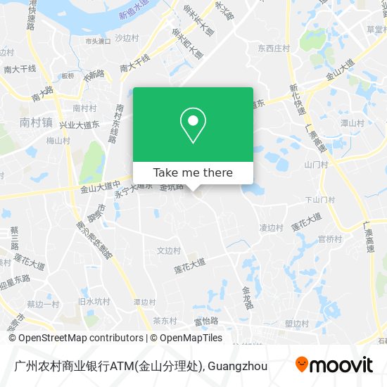 广州农村商业银行ATM(金山分理处) map