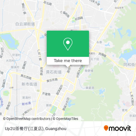Up2U茶餐厅(江夏店) map