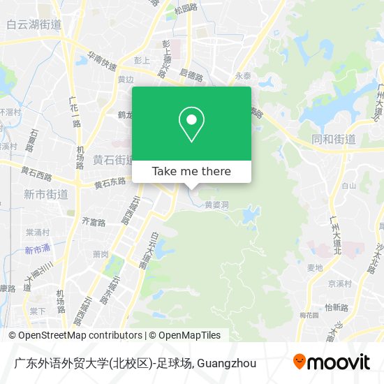 广东外语外贸大学(北校区)-足球场 map