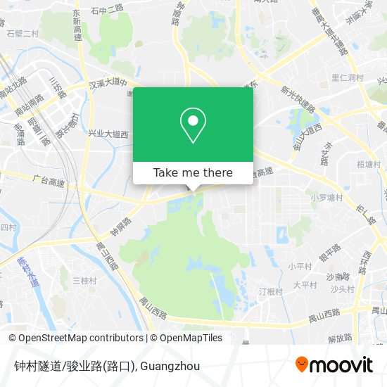 钟村隧道/骏业路(路口) map