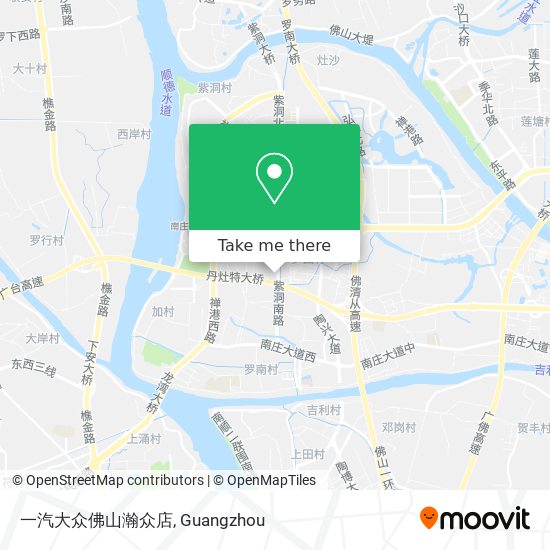 一汽大众佛山瀚众店 map