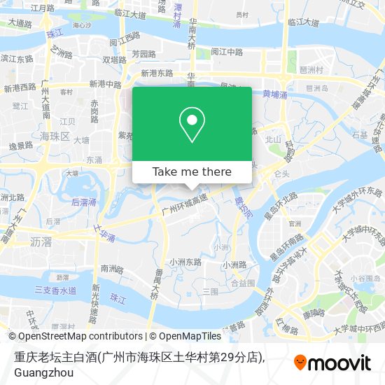 重庆老坛主白酒(广州市海珠区土华村第29分店) map