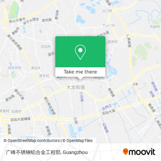 广峰不锈钢铝合金工程部 map