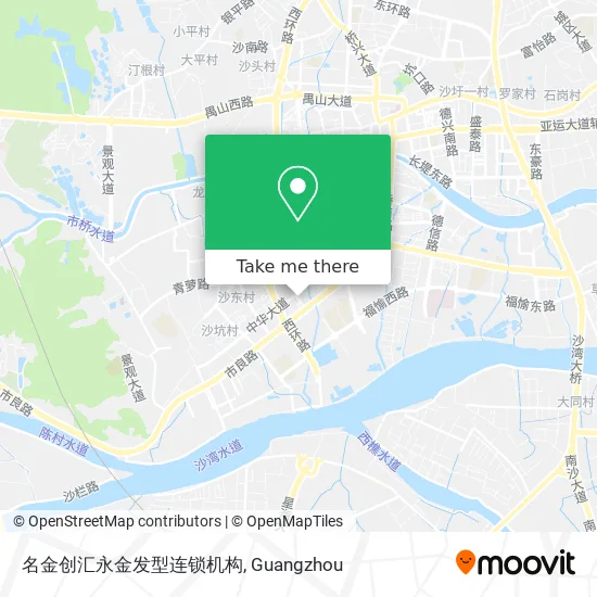 名金创汇永金发型连锁机构 map