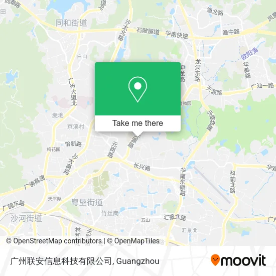 广州联安信息科技有限公司 map