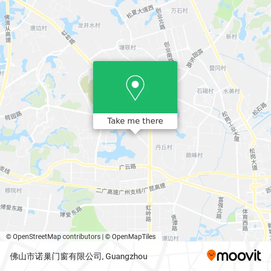 佛山市诺巢门窗有限公司 map