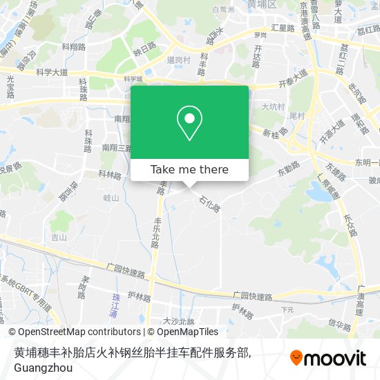 黄埔穗丰补胎店火补钢丝胎半挂车配件服务部 map