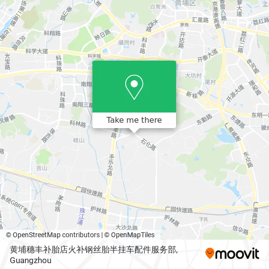 黄埔穗丰补胎店火补钢丝胎半挂车配件服务部 map
