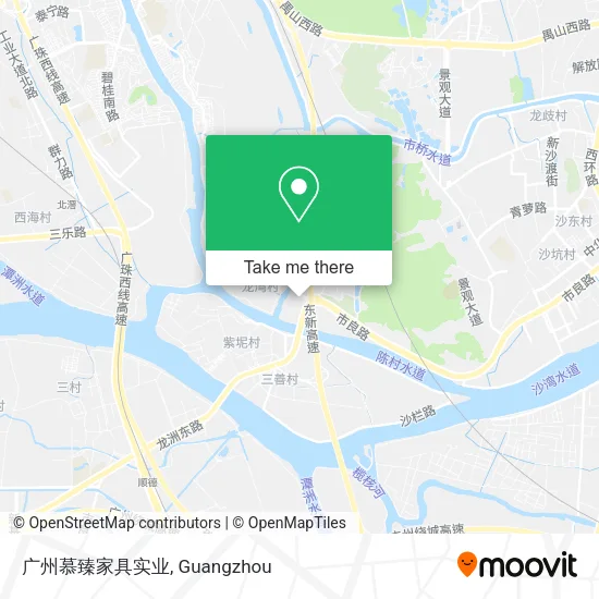 广州慕臻家具实业 map