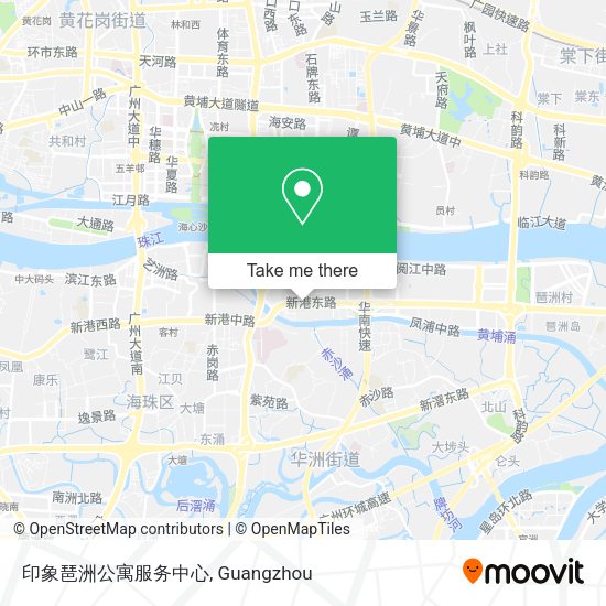 印象琶洲公寓服务中心 map