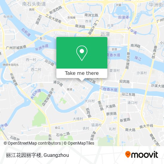 丽江花园丽字楼 map
